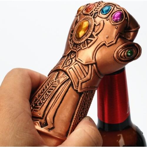 Bottle Opener Metal Beer Bar Tool Unique Multipurpose Infinity Thanos Gauntlet Glove Beer Bottle Opener Useful Cap Remover Tool