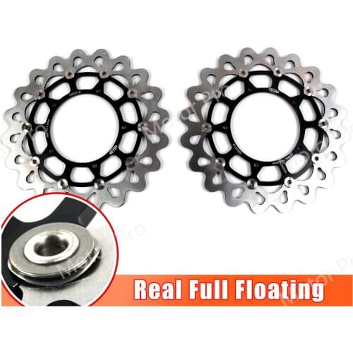 2PCS Floating Disk Front Brake Disc Rotor For Yamaha YZF R1 R1M 2015 2016 2017 2018 2019 2020 YZF-R1 YZF-R1M / R1S 2016-2017
