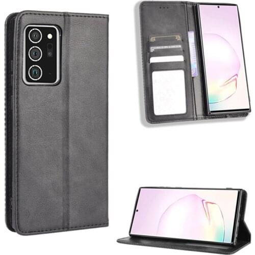 For Samsung Galaxy Note 20 Luxury Flip PU Leather Wallet Magnetic Adsorption Case For Samsung Note 20 Ultra Note20 Phone Bags