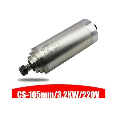 220V/380V 3.2KW GDZ-105-30 ER20 105mm diameter of the spindle motor water-cooled electric spindle carving machine accessories