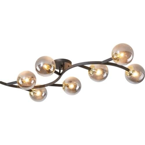 Modern Creative Ceiling Lights Iron Art Glass Ball Home Decor Dining Living Room Lamps Kids Room Indoor Ceiling Light Fixtures