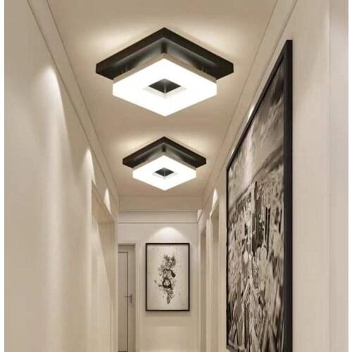 Modern Flush Mount Ceiling Light Hallway Porch Balcony Lamp Interior Lighting Surface Mounted Square Led Ceiling Lights