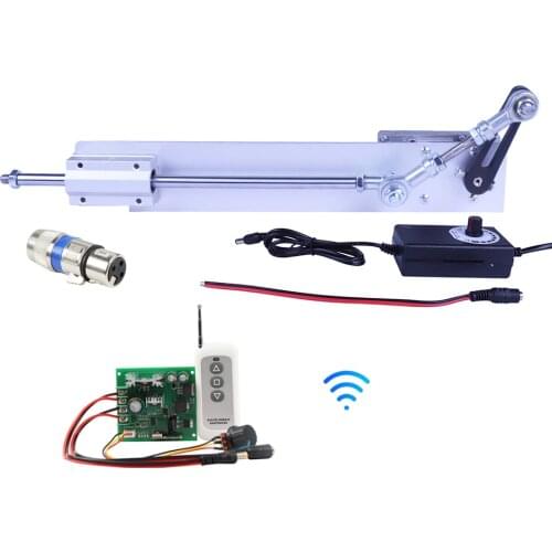 DC 12V/24V Telescopic Linear Actuator With speed regulation Wired Remote Control Adjustable Stroke Reciprocating Mechanism H3