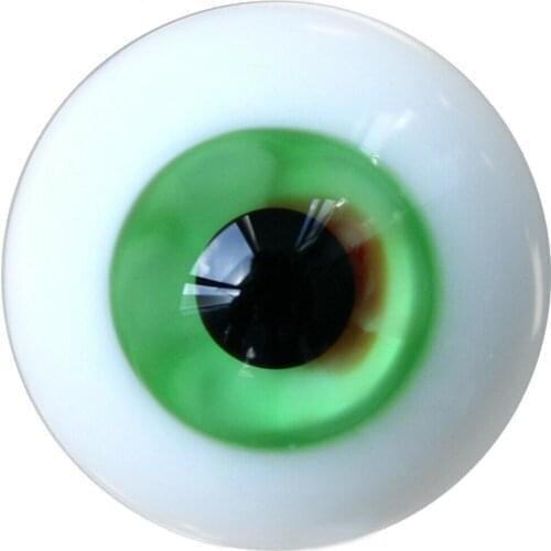 [wamami] 6mm 8mm 10mm 12mm 14mm 16mm 18mm 20mm 22mm 24mm Green Glass Eyes Eyeball BJD Doll Dollfie Reborn Making Crafts