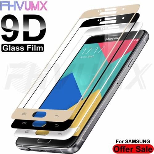 9D Protective Glass on For Samsung Galaxy A3 A5 A7 J3 J5 J7 2016 2017 Screen Protector For Samsung S7 Tempered Glass Film Case