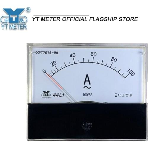 44l1-a AC ammeter shall be equipped with current transformer 30 / 50 / 75 / 100 / 150 / 200 / 300 / 5A pointer ammeter, with siz