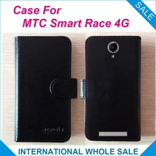 6 Colors Hot! MTC Smart Race 4G Case Phone,High Quality Leather Exclusive Case For MTC Smart Race 4G Cover Phone Bag Tracking
