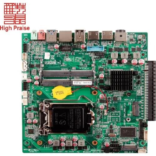 B150 mini itx motherboard LGA 1151 PCIE X16, 3 DP display connector, support kabylake