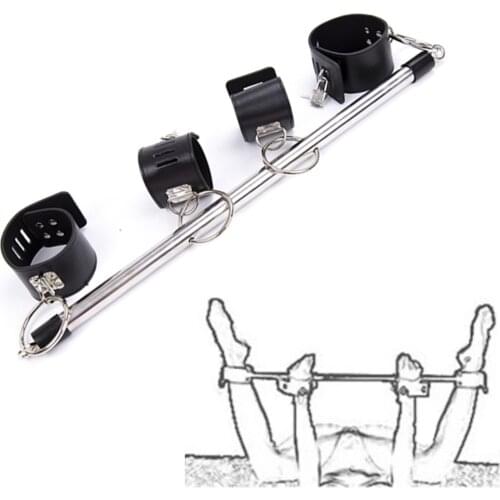 BDSM Spreader Bar Handcuffs Ankle Cuffs Bondage Set Fun Sex Games Adult Toys Sex Position SM Sex Toy Set Sex Toys for Couples