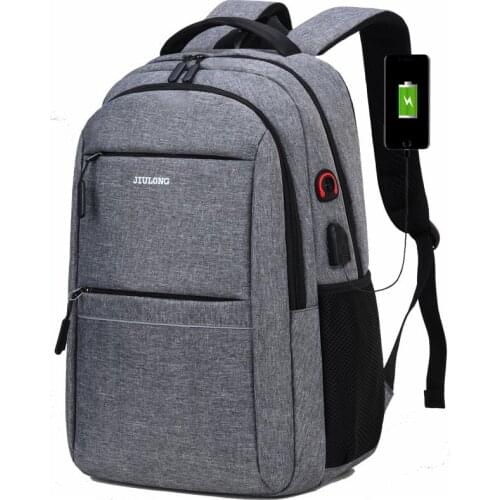 Large Capacity Men Backpacks Laptop 15.6 Inch Oxford Backpack Male Student School Bag for Boys Teen 2021