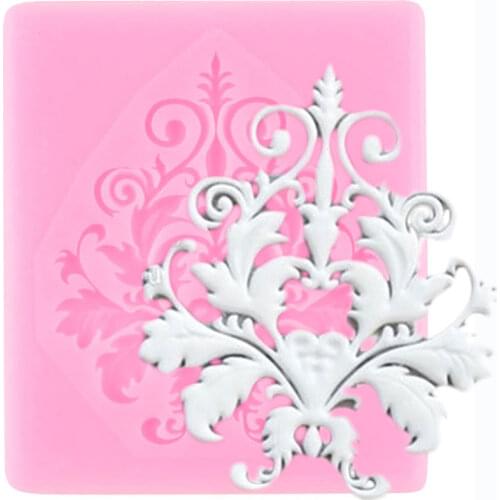 1 Piece Relief Lace Border Silicone Mold Fondant Molds Cake Decorating Tools Candy Polymer Clay Chocolate Gumpaste Moulds