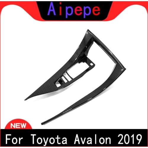 For Toyota Avalon XX50 2019 Interior Console Gear Shift Panel Cover Frame Decoration Trims ABS Chrome Car-Styling Accessories