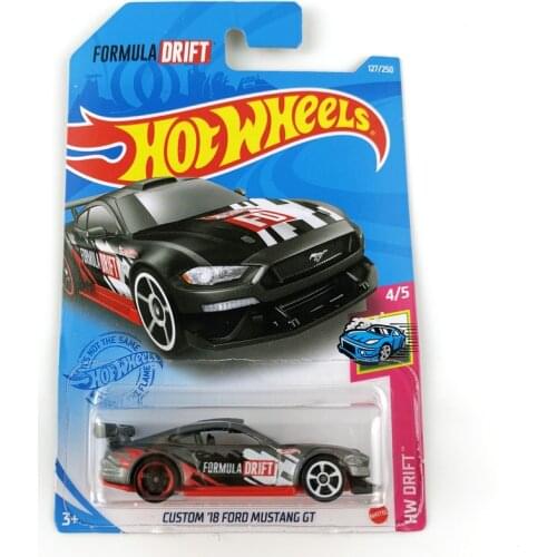 Hot Wheels 1:64 CUSTOM 18 FORD MUSTANG GT Edition Metal Diecast Model Cars Kids Toys Gift