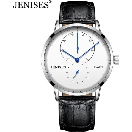 Jenises Men's Watch With Double Dial
