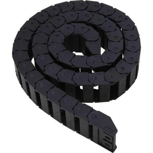 1M Cable Drag Chain Nylon Towline Wire Carrier Engraving Machine Accessory 15 x 30mm