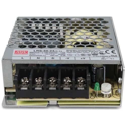 LRS-50-3.3/5/12/15/24/36/48 Genuine MeanWell Mean Well MW LRS-50 50W AC/DC Single Output Switching Power Supply Replace NES-50
