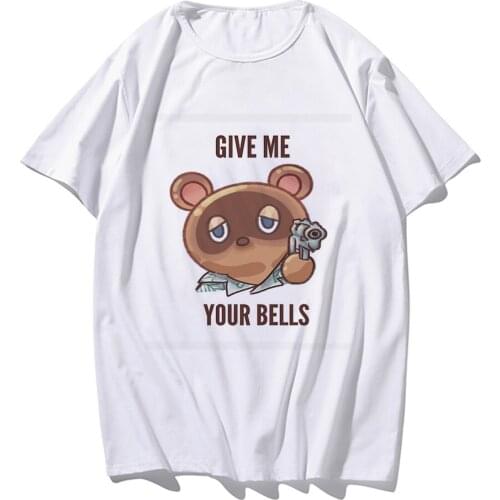 2021 New Women T-Shirt Kawaii Short Sleeve Summer Popular Animal Crossing Casual Fashion Tshirt Tops Clothing