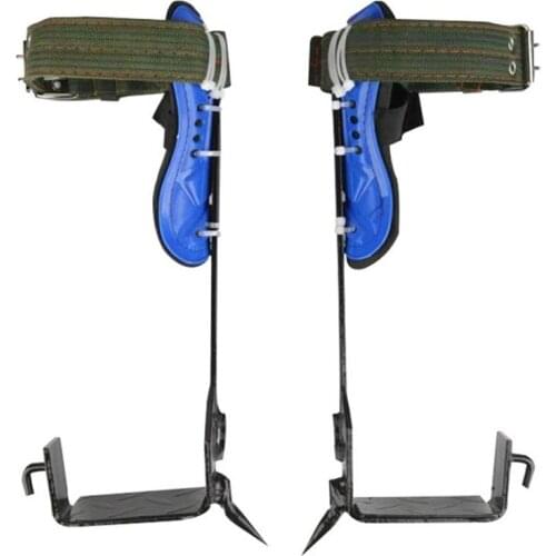 Tree Climbing Spike Set Safety Belt W/Gear Adjustable Lanyard Stainless Steel Climbing Tool With Sharp And Stainless Steel Claws