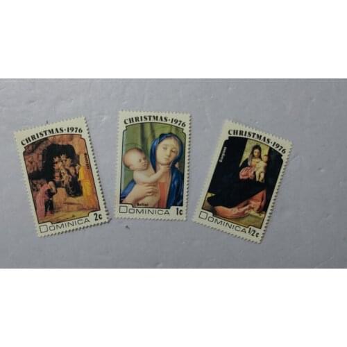 Dominican Christmas stamps 1976, Post Stamps Postage Collection