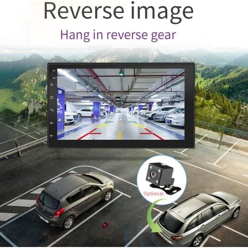 Android 9.1 system 7-inch touch button Car Radio Double Din Touch Screen Auto Multimedia Player 7