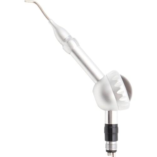 Dental Air Polisher Teeth Polishing Air Prophy Midwest 4 Hole Coupler Adaptor M4 Metal Silver