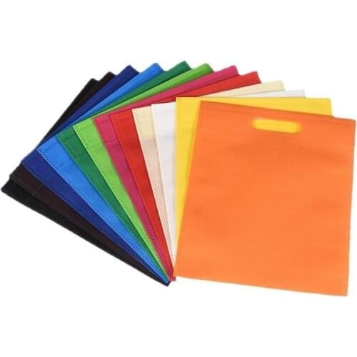 1/3/5/10pcs Non-woven Fabric Handbags Eco Foldable Bag Reusable Shopper Bag Portable Storage Bag Home Party Gift Packing Pouches