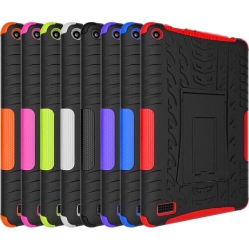 Hyun Pattern 2in1 TPU+PC Combine Protective Cover Multifunctional Kickstand Case For Amazon Kindle Fire HD7 HD 7 2015 Generation