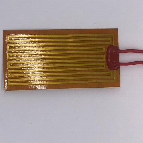 36*18mm 5V 2W Eeletric PI Polyimide Film Heater Heating Element For 3D Printer Oil Tank Car Defrosting Defogging