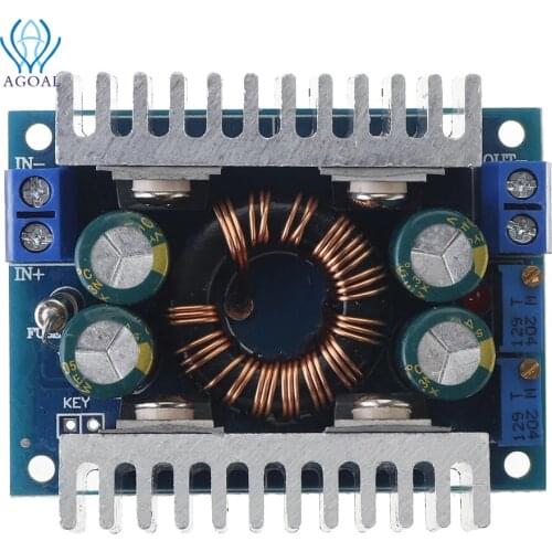 8A DC 5-30V to DC1.25-30V 150KHz Automatic Step Up Step Down Adjustable Power Module Voltage Regulation With Short Circuit Prote