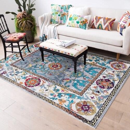 Bohemian Carpet Non-Slip Floor Mat Balcony Hallway Area Rugs Soft Bedside Mat Porch Entrance Doormat Bedroom Carpets Home Decor