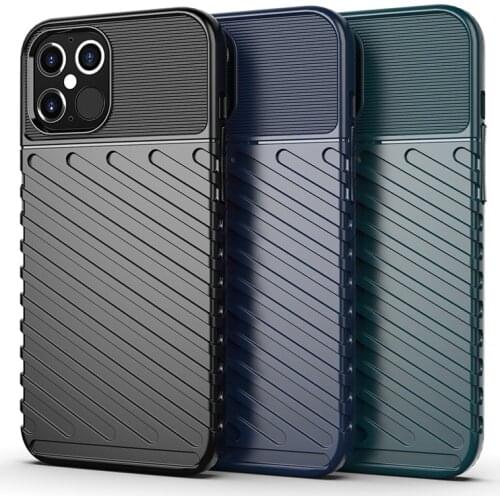 For iPhone 12 Mini Case Cover Soft Silicone Shockproof Bumper Armor Back Cover iPhone 11 12 Pro Max Phone Case on iPhone 12 Pro