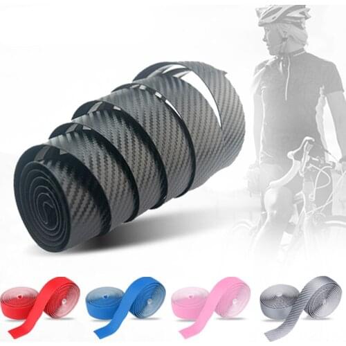 EasyDo Road Bike Handlebar Tape Carbon Fiber Textured Anti-vibration Wrap Bike Bar Tape Bicycle Accessories ED1946