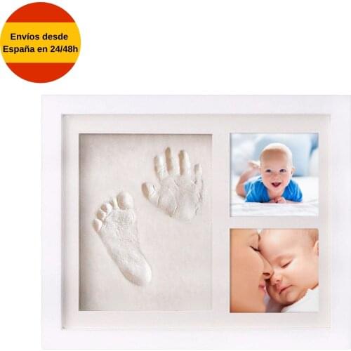 HuBorns. Photo frame with baby prints-babies newborn accessories-Original gift for newborn baby