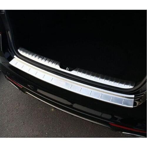 HOT ACCESSORIES FIT FOR KIA OPTIMA K5 2016 JF OUTER INNER REAR BUMPER PROTECTOR CARGO BOOT DOOR SILL PLATE COVER TRUNK SCUFF