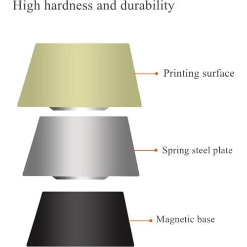 Top selling 310x310mm Removal Spring Steel Sheet Pre-applied PEI Flex Plate for A8 A6 A2 ET Printer Accessories