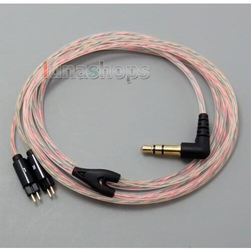 LN004460 5N OFC Soft Clear Skin Earphone Cable For Westone W4r JH Audio 0.78mm pins