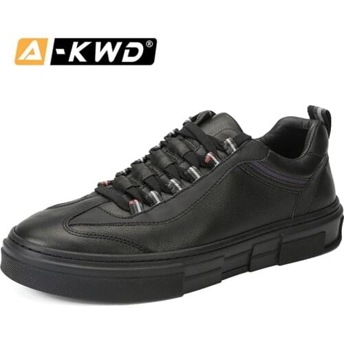 2019 New Fashion Style Genuine Leather Men Handmade Vintage Flats Hot Sale Sneakers Mens Leather Casual Shoes Classic Chaussure