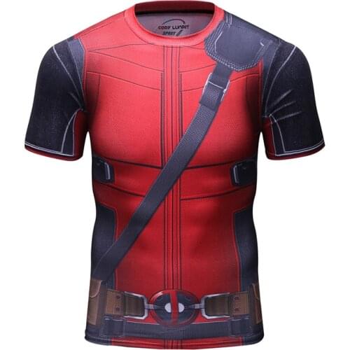 Latest Cody Lundin High Quality Men Digital Printing Gym Short Sleeve Fashion Sport Tshirt
