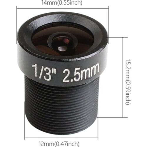 RunCam RC23 RC25 FPV Short M12 Lens 2.3/2.5mm Wide Angle for Swift 2 Swift Mini PZ0420 SKY FPV Camera