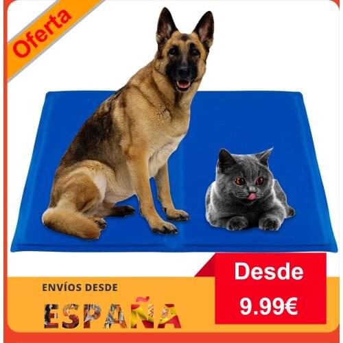 Summer refreshing dog rug, large size Ice Silk fresh bed, breathable cat blanket, cushion