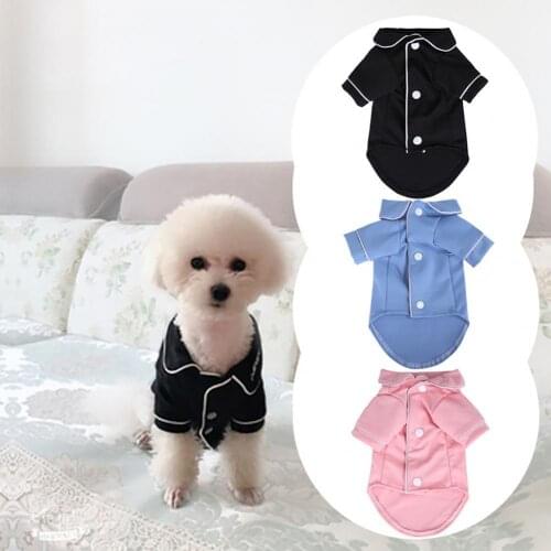 Dog Pajamas Breathable Comfortable Fabric Pet Dog Sleepwear Costume for Pet Dogs Shirts