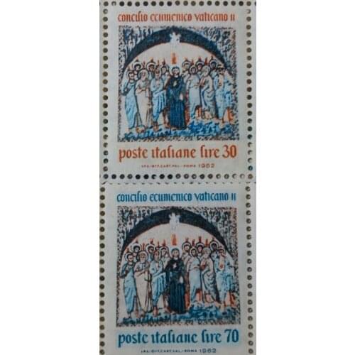 36 2PCS Italy, 1962， Post Stamps Postage Collection