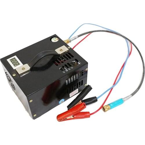 Protable Oil-Free PCP Air Compressor Mini Pump - 12V / 160W - 1.41CFM @ 30Mpa / 4500psi / Car Tire inflator