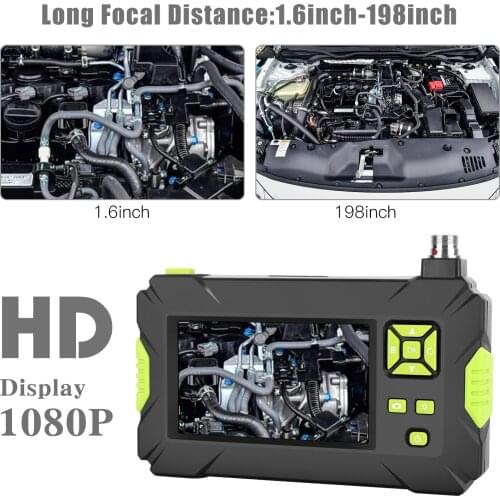 Brand New Endoscope 4.3 Inch LCD Color Screen 1080P Handheld Endoscope Industrial Home Endoscopes with 8 LEDs 8mm Lens Diameter