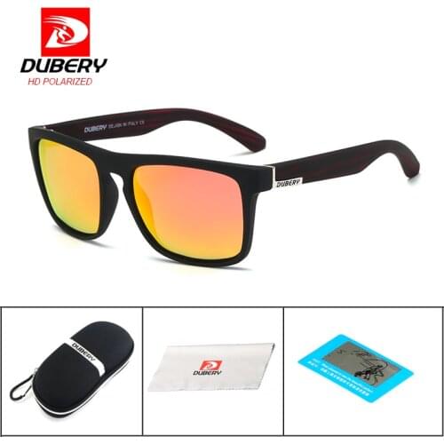 DUBERY Polarized Sunglasses For Men Women Classic Sun glasses Driving Sport Fashion Eyewear Shades Brand Designer Oculos UV400
