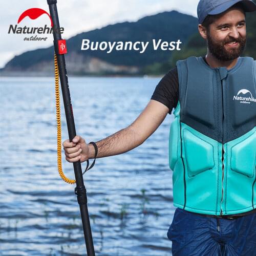 Naturehike Neoprene Safety Buoyancy Vest Adult Life Vest Swim Accessories Women/Men Portable Drifting Boating Surfing Vest