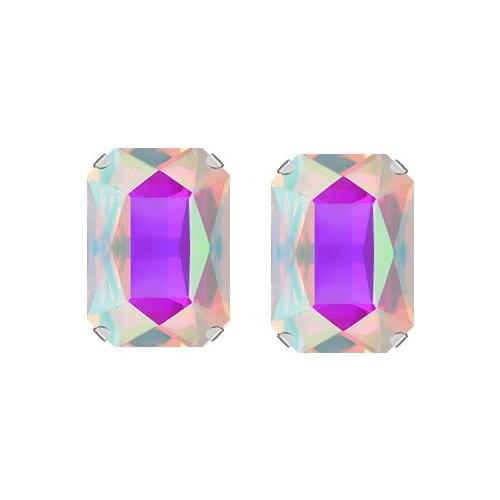 Pulaqi Rhinestones for Needlework Non Hotfix Rhinestones for Clothes Flatback Rhinestone with Silver Claw Strass Crystals