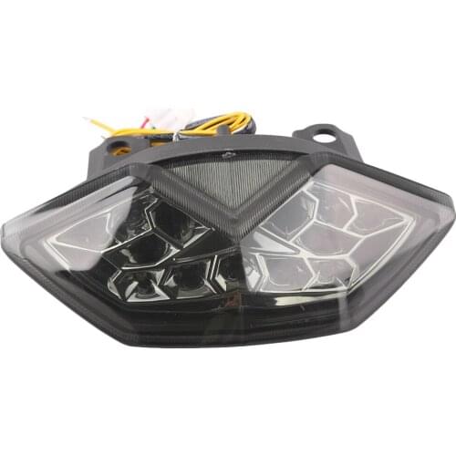 Motorbike Integrated Rear Tail Light LED Turn Signal Lights Lamp For Kawasaki Z 1000 Z1000 2012 2013 Smoke