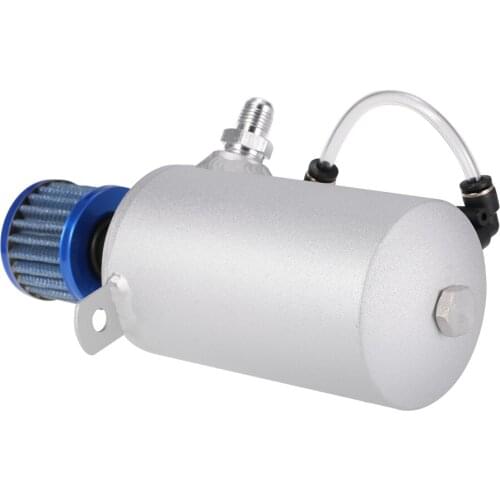 Universal Aluminum 0.5L Oil Breather Oil Catch Can with Breather Filter