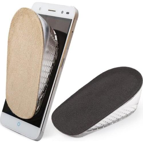 High Quality Foot Pads 1cm 2cm 3cm Height Increase Insole Cushion Height Lift Adjustable Cut Shoe Heel Insert Taller Unisex